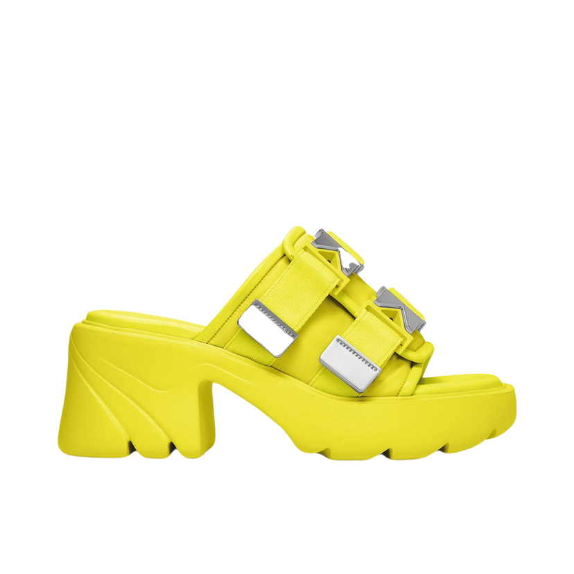 Sneakers og sko Bottega Veneta Flash Platform Sandals Gul | 690033V0DS27278
