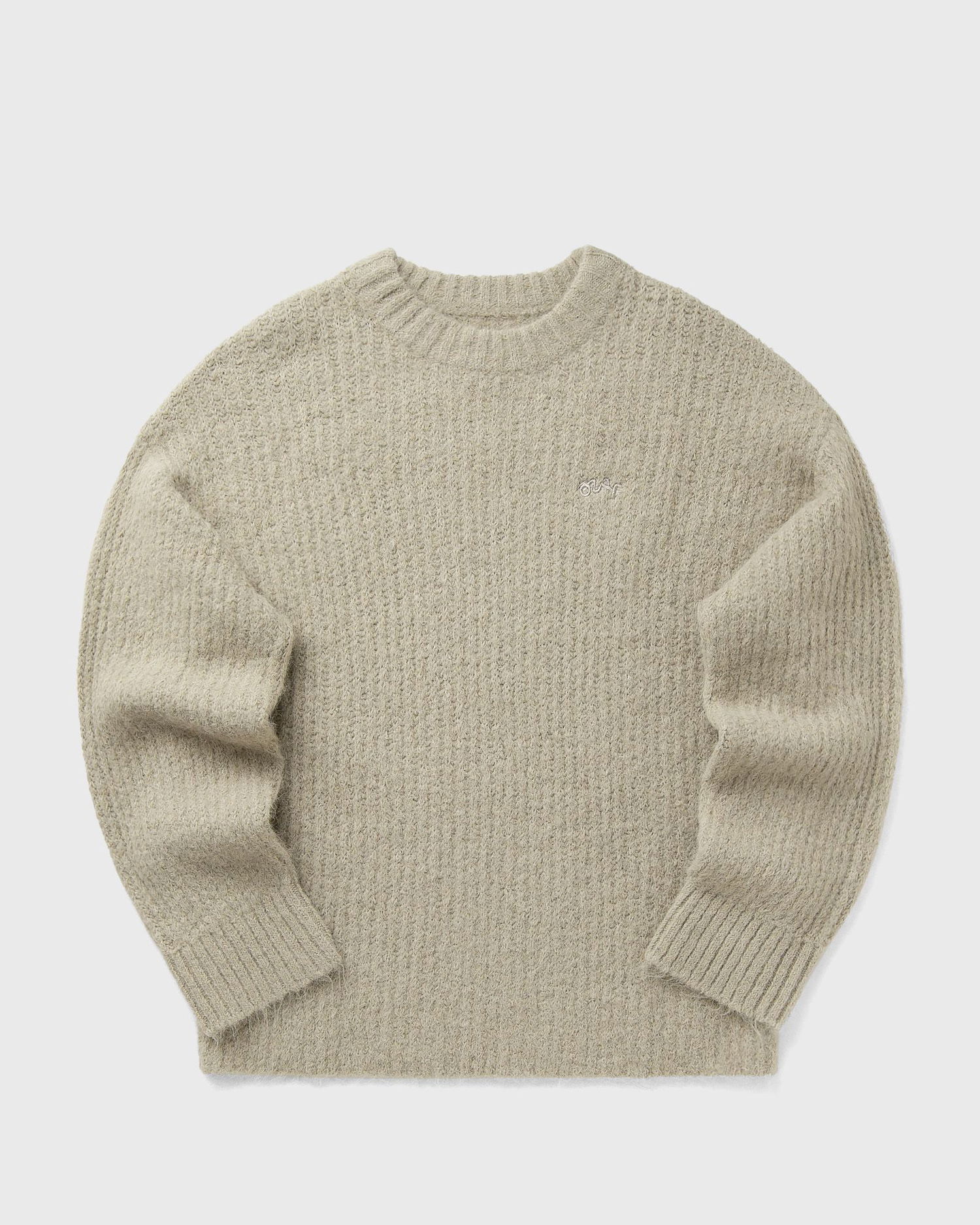 Sweater ØLÅF Crewneck Knit Sweater Beige | M220708-HEMP, 1