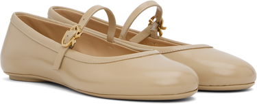 Sneakers og sko Gianvito Rossi Carla Ballerina Flats Beige | G22223-05GOM-NUI, 3