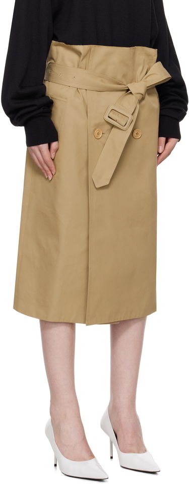 Nederdel VETEMENTS Vetements Deconstructed Midi Skirt Beige | WA66SK400S, 1