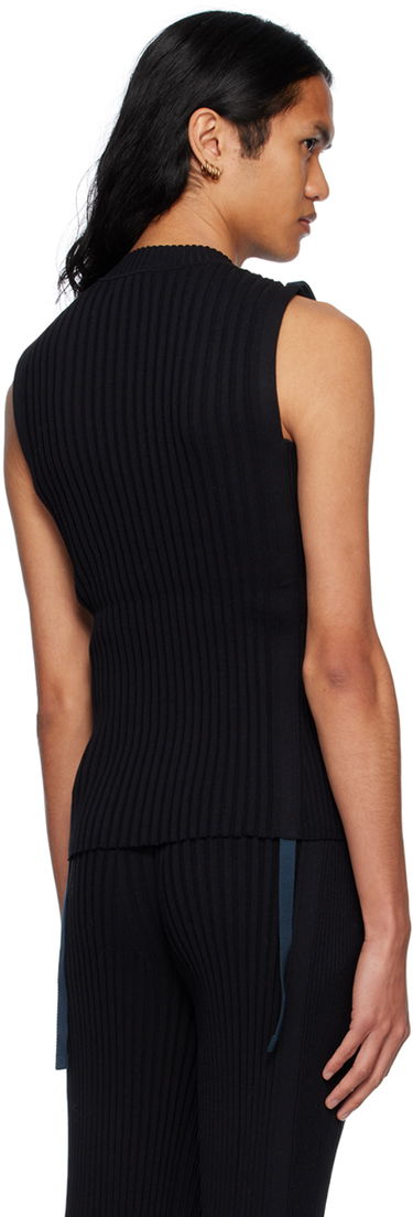 Tanktop Dion Lee Gathered Utility Tank Top Sort | C7140R23, 2