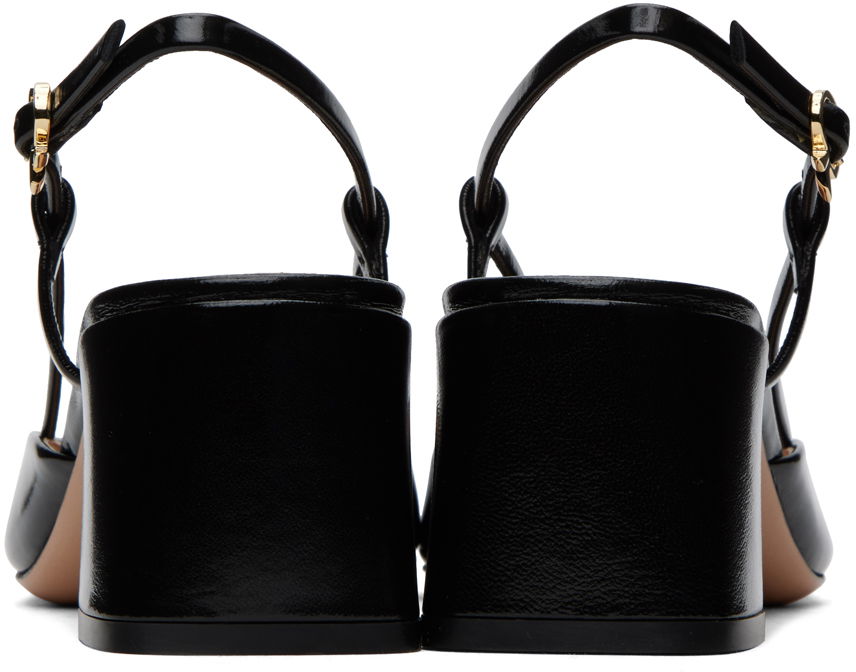 Sneakers og sko Gianvito Rossi Freeda Slingback Pumps Sort | G95442.55RIC.NUI, 1