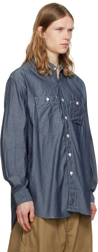 Skjorte Engineered Garments Engineered Garments Work Shirt Blå | 25S1A007, 1