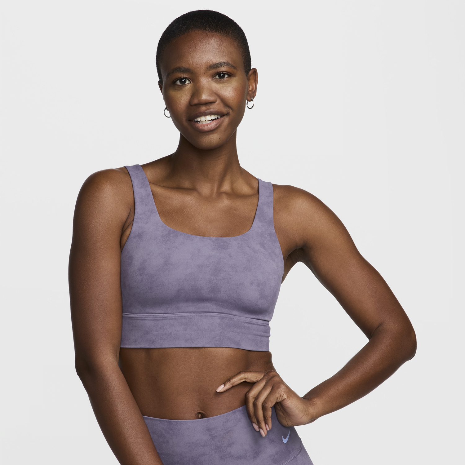 Bh Nike Zenvy Tie-Dye Bra Lilla | FN2914-509, 0