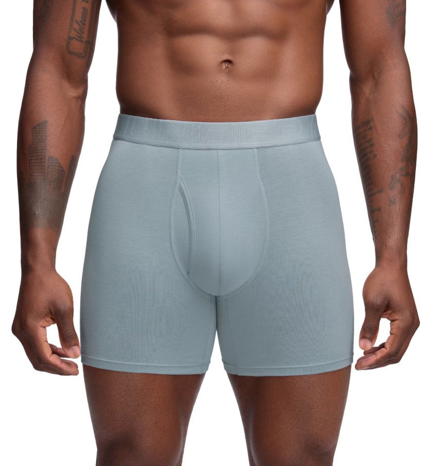Boksere Under Armour Under Armour Performance Cotton 6" Boxer Briefs - 3-Pack Grå | 1383889-465