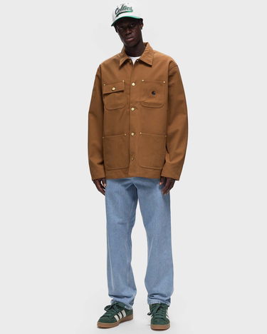 Frakker Carhartt WIP Faux Suede Michigan Coat - Hamilton Brown Brun | I033717-HZXX, 1