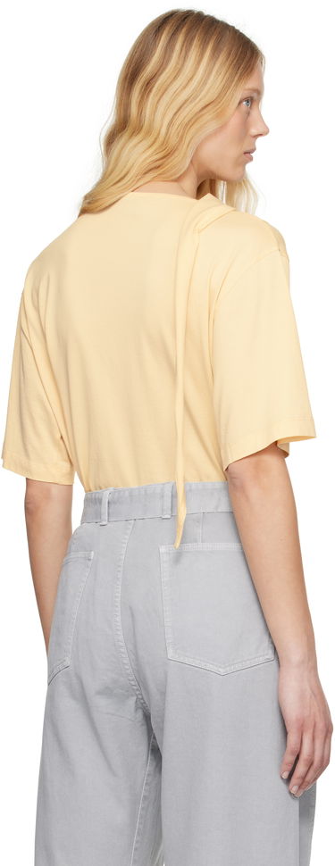 T-shirt LEMAIRE Lemaire Foulard T-Shirt Gul | TO1384 LJ1018, 2