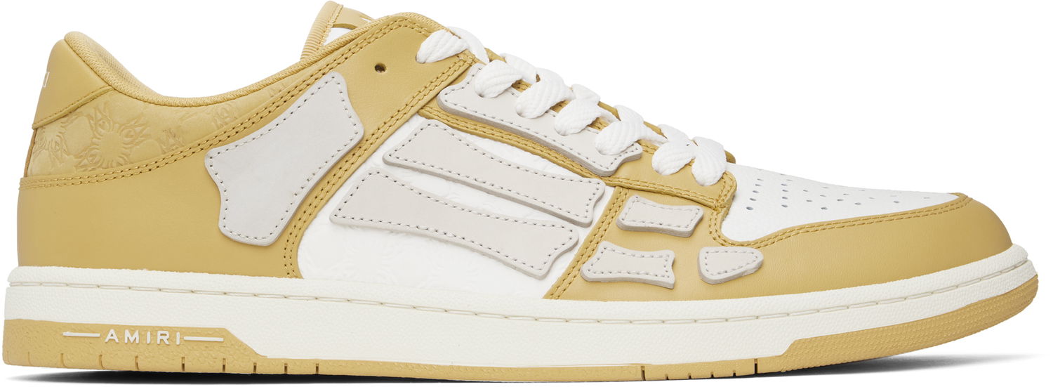 Sneakers og sko AMIRI Debossed MA Quad Skel Top Low Gul | AMFOSR1115, 0