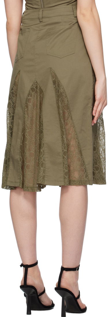 Nederdel Miaou Miaou Anita Lace Midi Skirt Grøn | 4058SPSHUN, 2