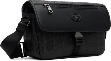 Skuldertaske Lacoste Lacoste Nomogramme S Flap Bag Sort | NH5062MR_000, 1