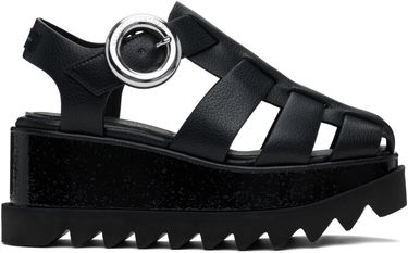 Sneakers og sko Stella McCartney Elyse Platform Heeled Sandals Sort | 810503AP0AV0, 0