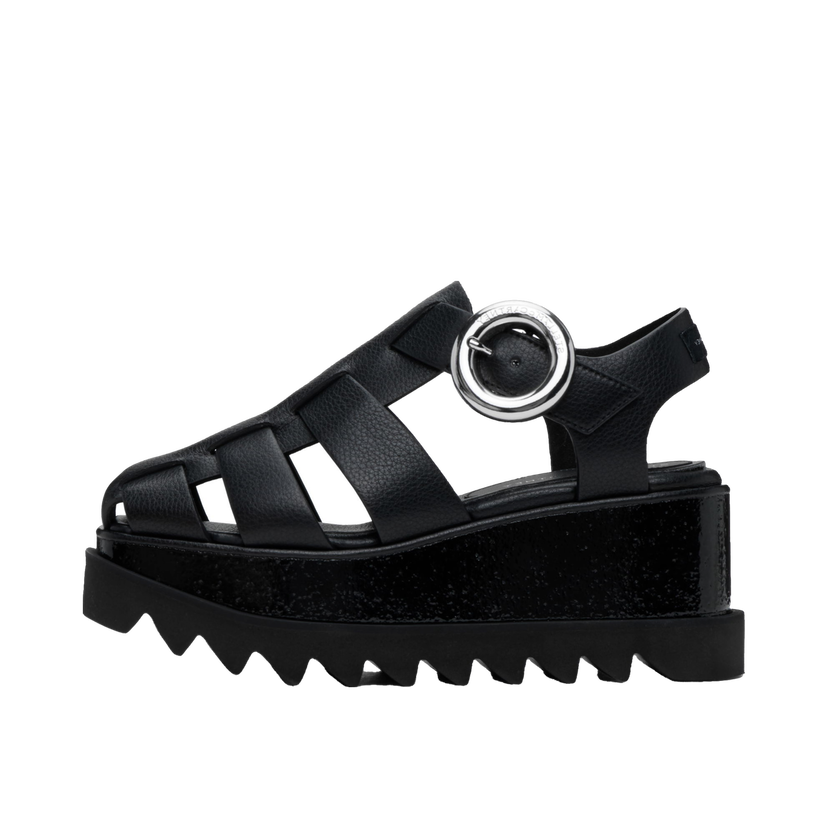 Sneakers og sko Stella McCartney Elyse Platform Heeled Sandals Sort | 810503AP0AV0