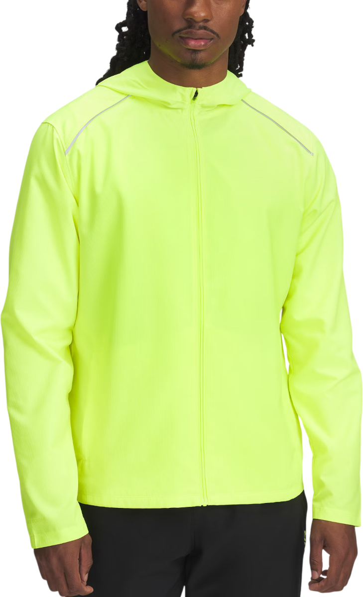 Vindjakke Under Armour Under Armour UA Launch Hooded Jacket Gul | 1376795-731
