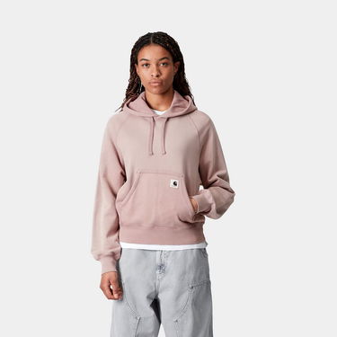 Sweatshirt Carhartt WIP Hooded Hudson Sweatshirt Lyserød | I035137_8, 0