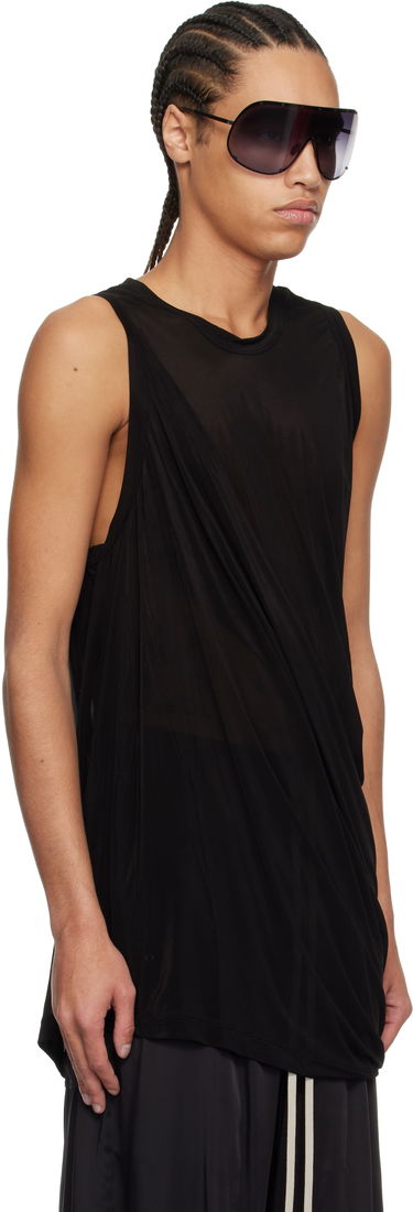 Tanktop Rick Owens Rick Owens Hollywood Anthem Draped Tank Top Grøn | RR01E5152 BZ, 4