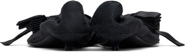 Sneakers og sko Balenciaga Suede Bow Kitten Heel Pumps Sort | 804338 W2H82, 1