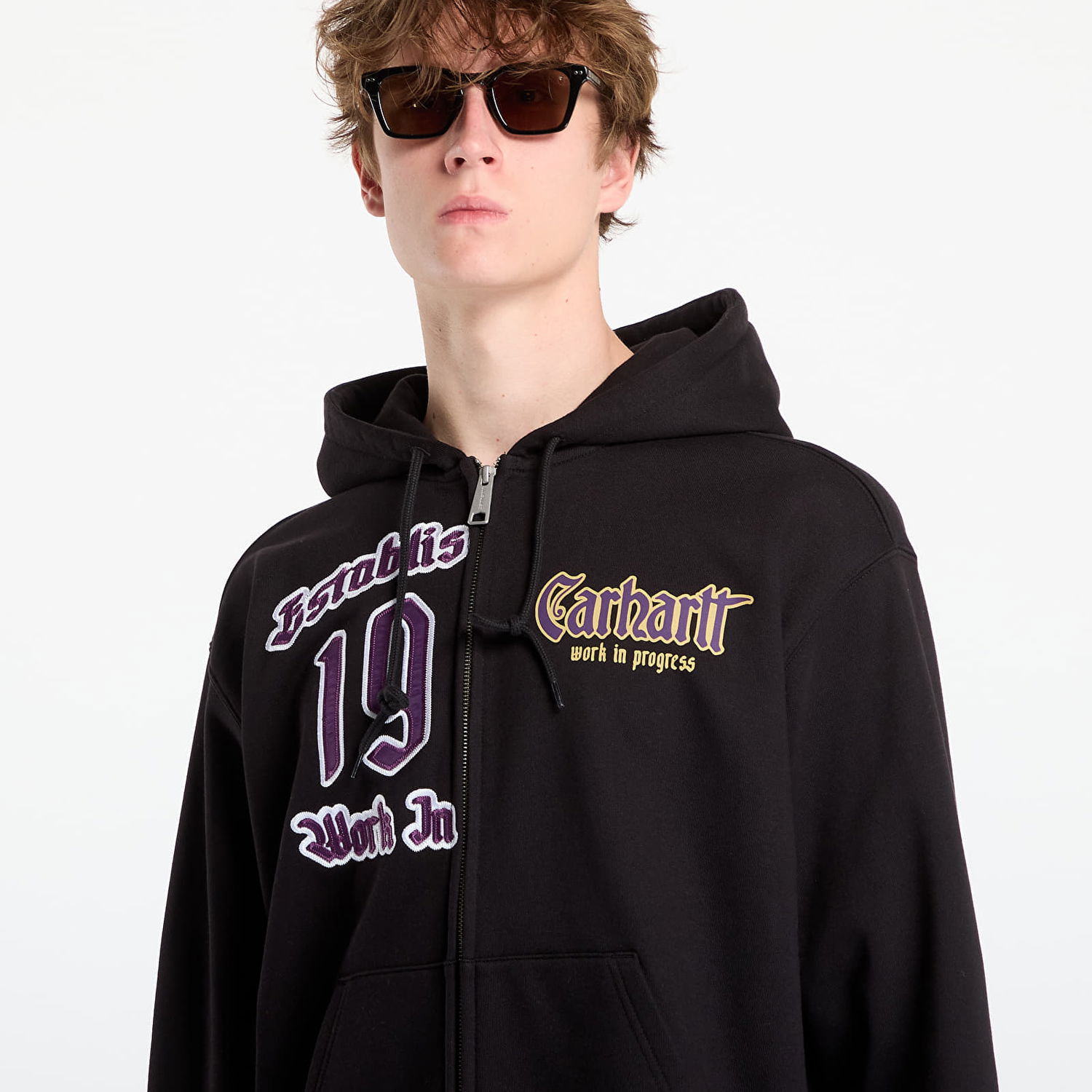 Sweatshirt Carhartt WIP Sweatshirt Hooded Dual Sweat Jacket UNISEX Sort | I035611.89XX, 1