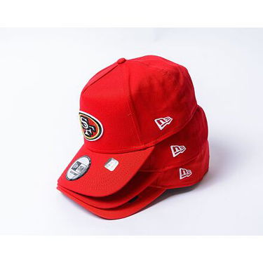 Kasket New Era 9FORTY A-Frame San Francisco 49ers Adjustable Hat Rød | 60565495, 4