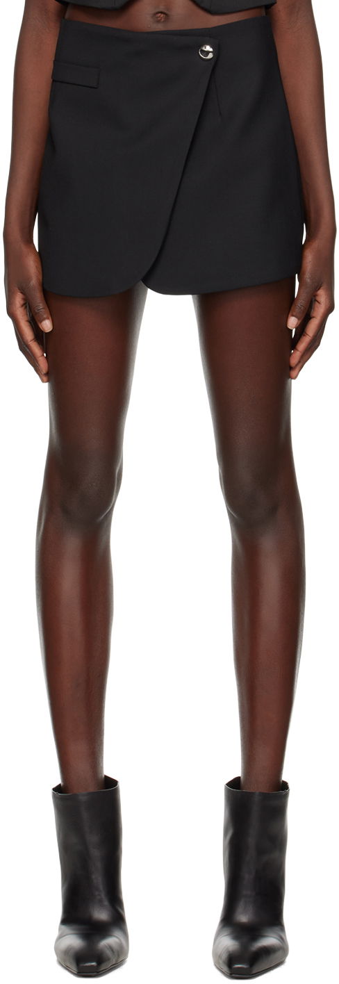 Nederdel Coperni Coperni Tailored Wrap Miniskirt Sort | COPJ24106