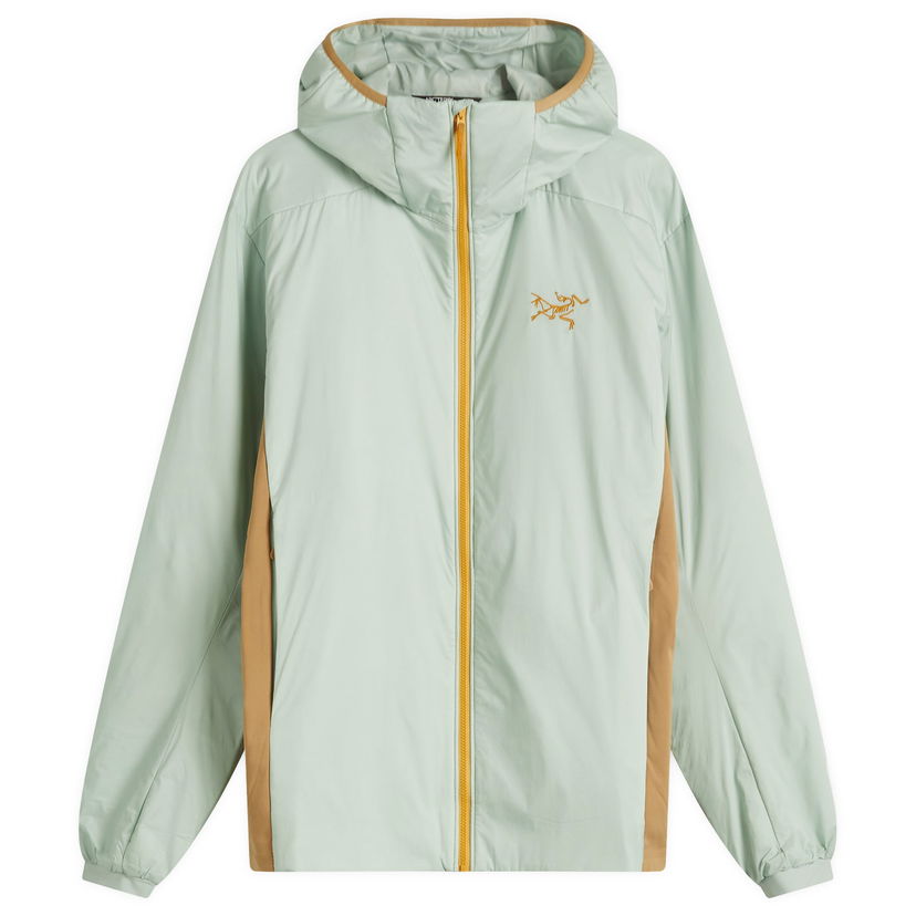 Vindjakke Arcteryx Atom Lightweight Insulated Hooded Jacket, Size Large Grøn | X000009556-021950