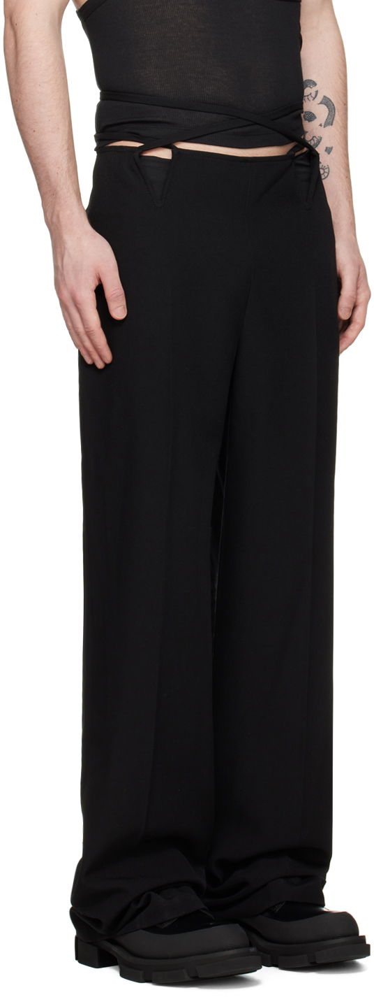 Bukser Dion Lee V-Wire Detail Tailored Trousers Sort | C2104R23, 1