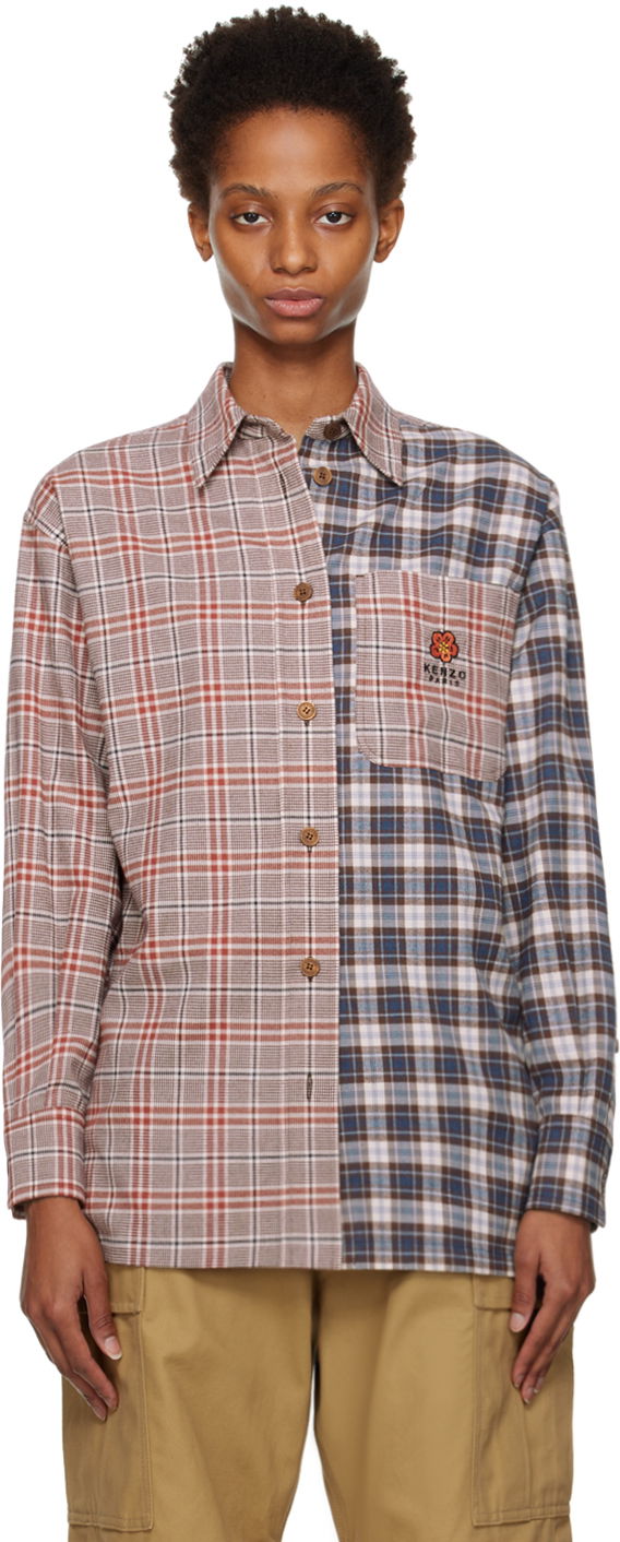 Skjorte KENZO Oversized Flerfarvet | FC62CH0619LI, 0