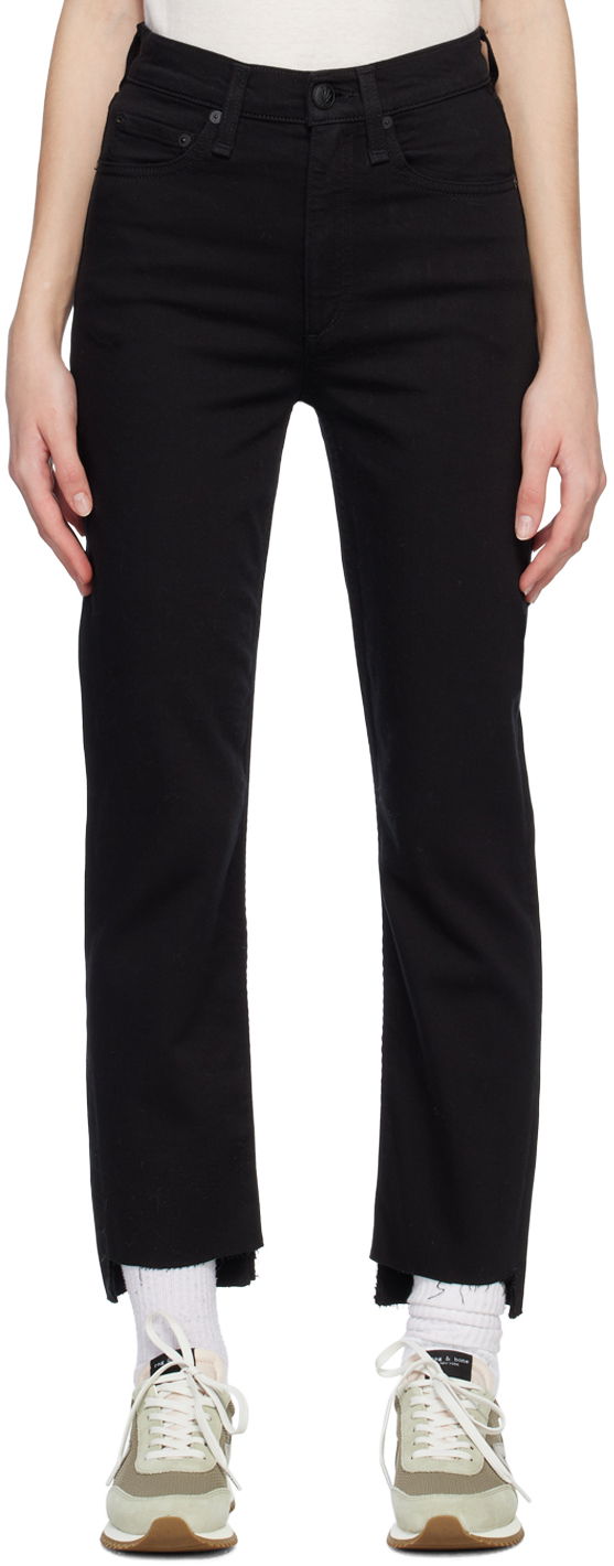 Jeans rag & bone Wren Straight Leg Jeans Sort | WDD23S2913N5BN