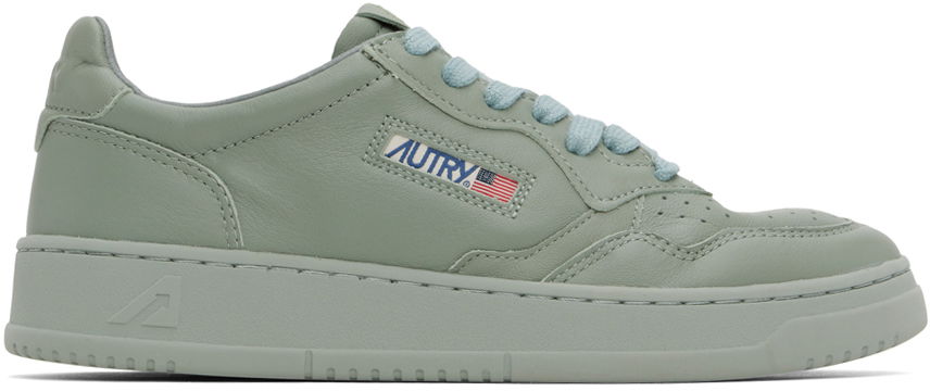Sneakers og sko Autry Medalist Low Grøn | AULMSG19, 0