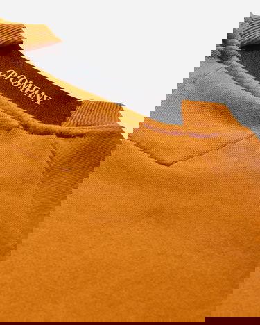 Sweatshirt C.P. Company Diagonal Raised Fleece Crewneck Sweatshirt Orange | 19CMSS713A-005086W 434, 4