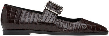 Skopleje Aeyde Aeyde Sunny Buckle Ballerina Flats Brun | A11-FL-GRZS15FL127-FW24-953-065, 0