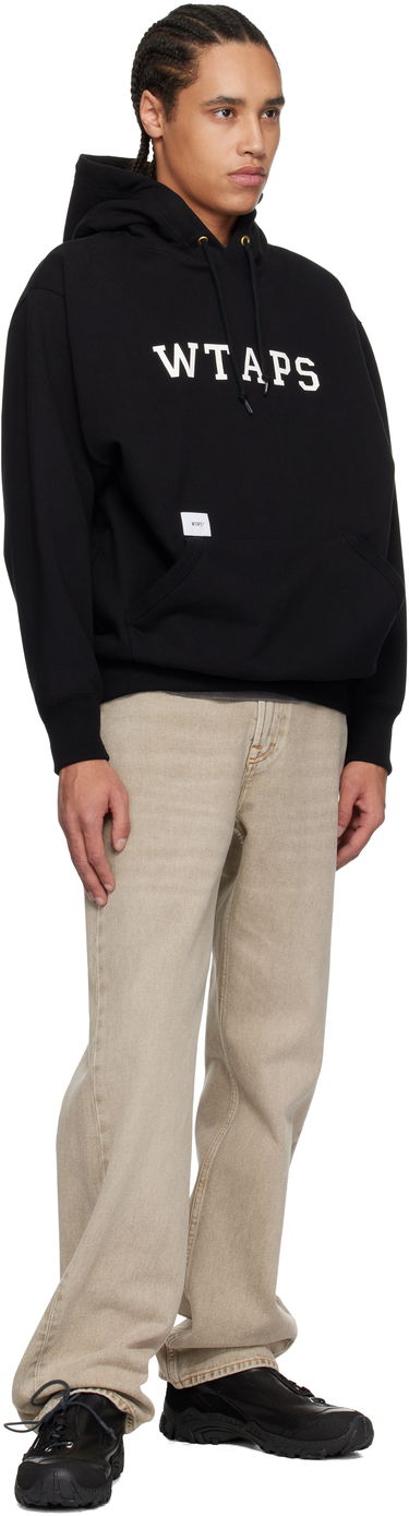 Sweatshirt WTAPS WTAPS Cotton Academy Hoodie Sort | 251ATDT-CSM04, 3