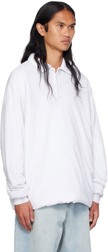 Polo skjorte We11done Padded Logo Polo Hvid | WD-TT2-24-739-U-WH, 1