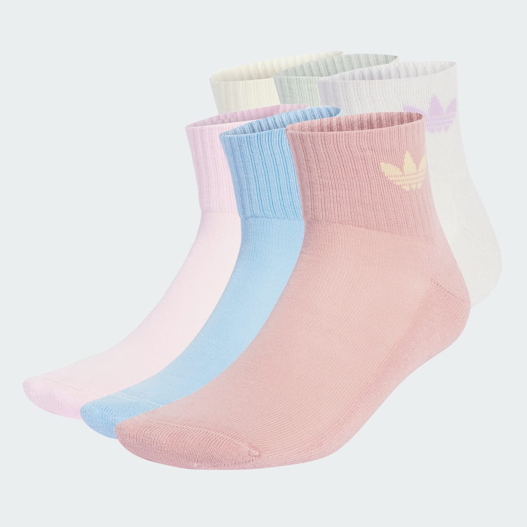 Sokker adidas Performance Mid Ankle Socks - 6 Pairs Lyserød | JV8602, 0