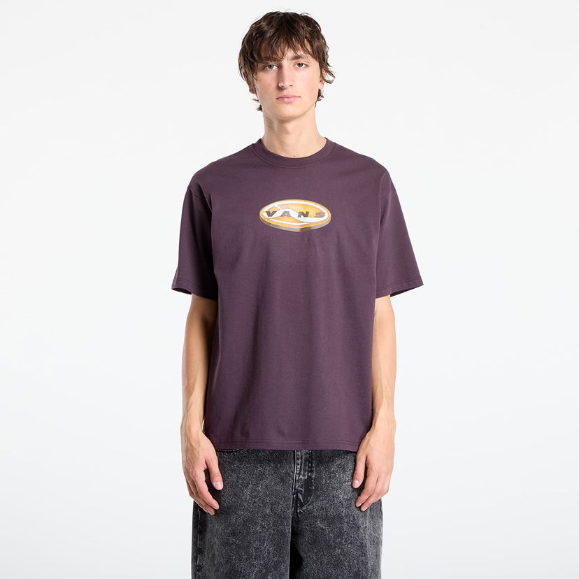 T-shirt Vans 3D Retroval Short Sleeve Tee Bourgogne | VN000PBXEMS1