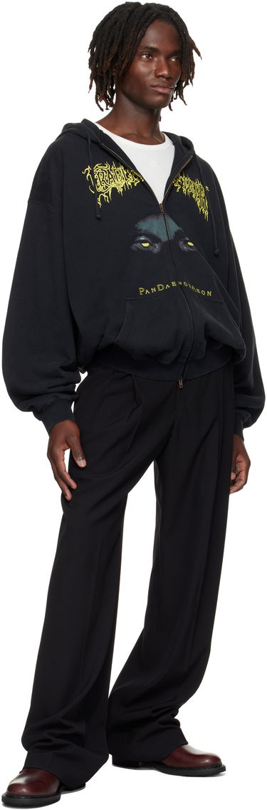 Sweatshirt VETEMENTS Vetements Cradle of Filth 'Pandaemonaeon' Zip-Up Hoodie Sort | UCF76ZU550B, 3