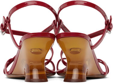 Skopleje Dries Van Noten Dries Van Noten Patent Leather Heeled Sandals Rød | WS251-1644-189, 1