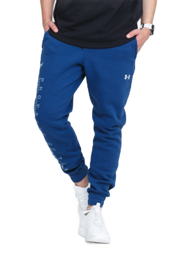 Joggingbukser Under Armour Project Rock CC Fleece Jogger Mørkeblå | 1367035-404