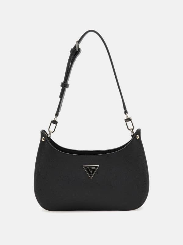 Håndtaske GUESS Meridian Studded Shoulder Bag Sort | HWBG8778720, 0