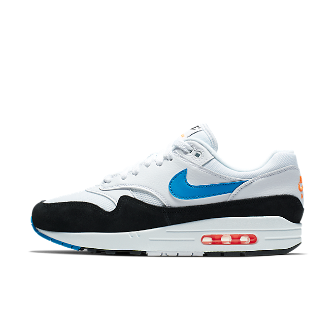 Sneakers og sko Nike Air Max 1 "Photo Blue Total Orange" Hvid | AH8145-112, 0