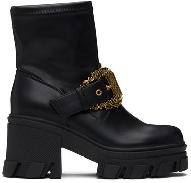 Sneakers og sko Versace Sophie Baroque Buckle Boots Sort | E79VA3S80_E71570, 0