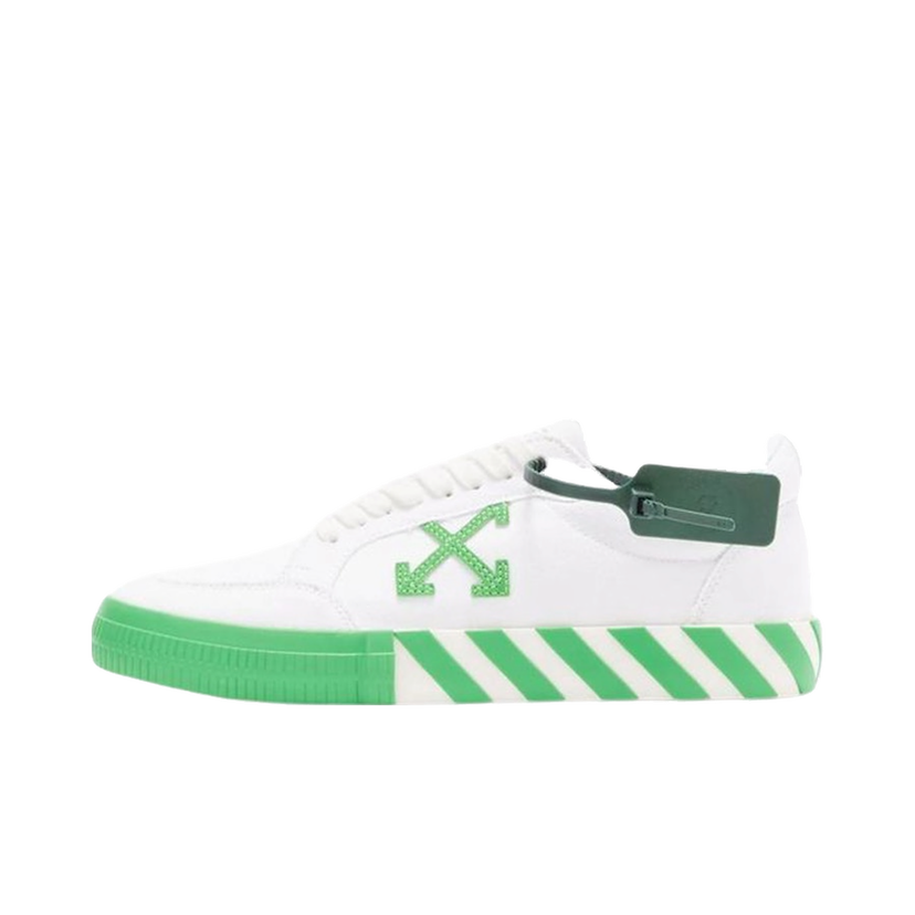 Sneakers og sko Off-White Vulc Low White Fluo Green Grøn | OMIA085S22FAB0010155
