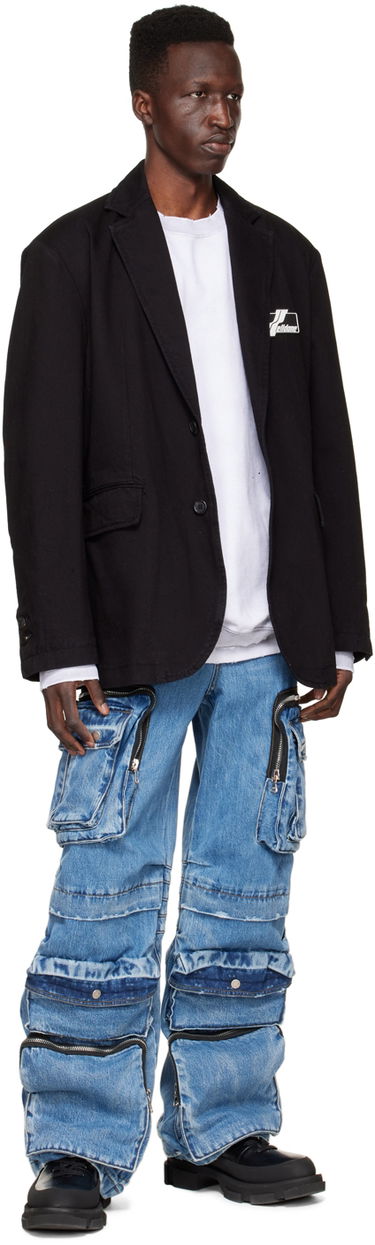 Sweatshirt We11done We11done Distressed Cotton Sweatshirt Hvid | WD-TS1-22-620-U-WH, 3