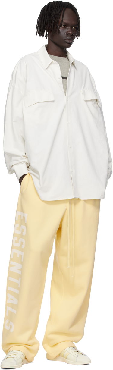 Joggingbukser Fear of God Fear of God ESSENTIALS Lounge Fleece Sweatpants Gul | 130SP254328F, 3