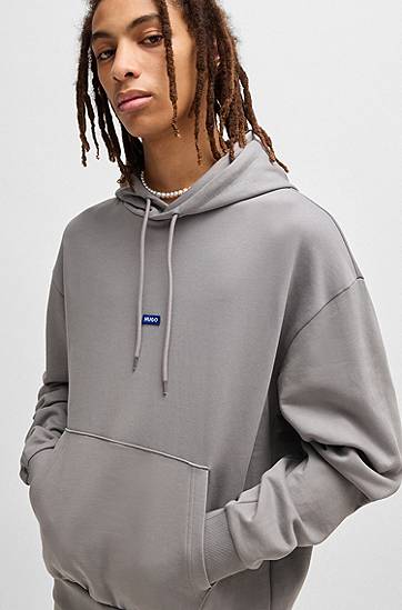 Sweatshirt BOSS Cotton-Terry Tracksuit Grå | 50522369, 1