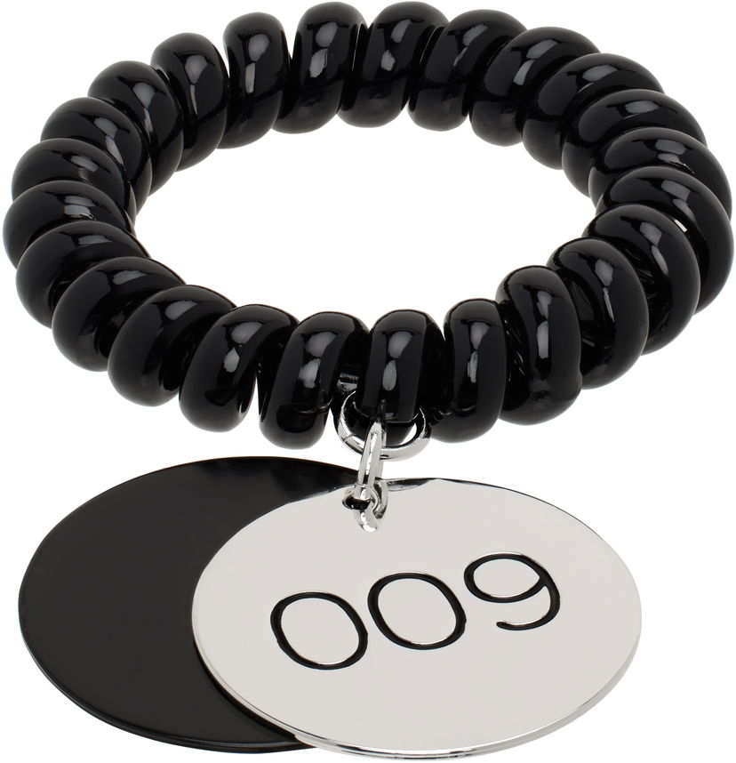 Armbånd Tory Burch Tory Burch Locker Room Spiral Bracelet with Medallion Sort | 174280-001