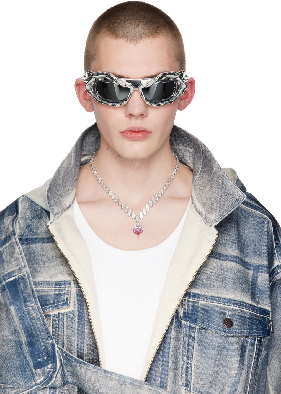 Halskæde Ottolinger Ottolinger Exclusive Diamond Dip Necklace Lyserød | 2500613E, 1