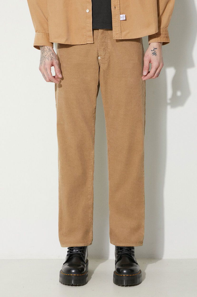 Bukser Human Made Corduroy Work Pants Beige | HM26PT013