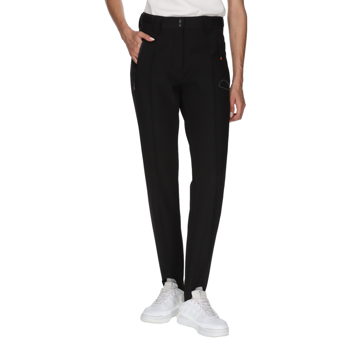 Bukser Ellesse Fitted Ski Pants with Zippered Pockets Sort | ELA253F130-01, 0