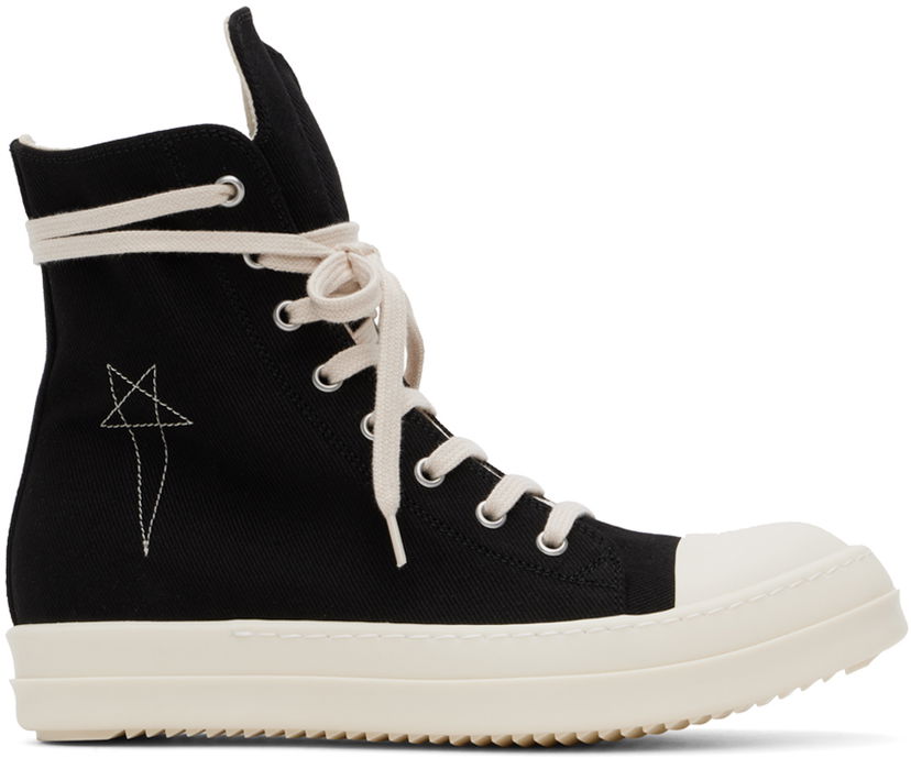 Tøj Rick Owens DRKSHDW Black Porterville Sneaks Sneakers Sort | DU02D2800 DOEM9