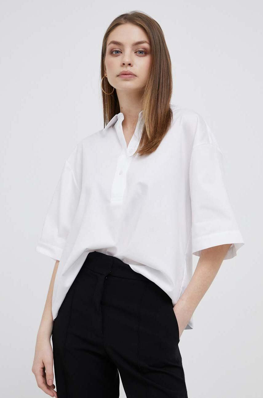 Skjorte DKNY Blouse Hvid | P3DA0S59, 0